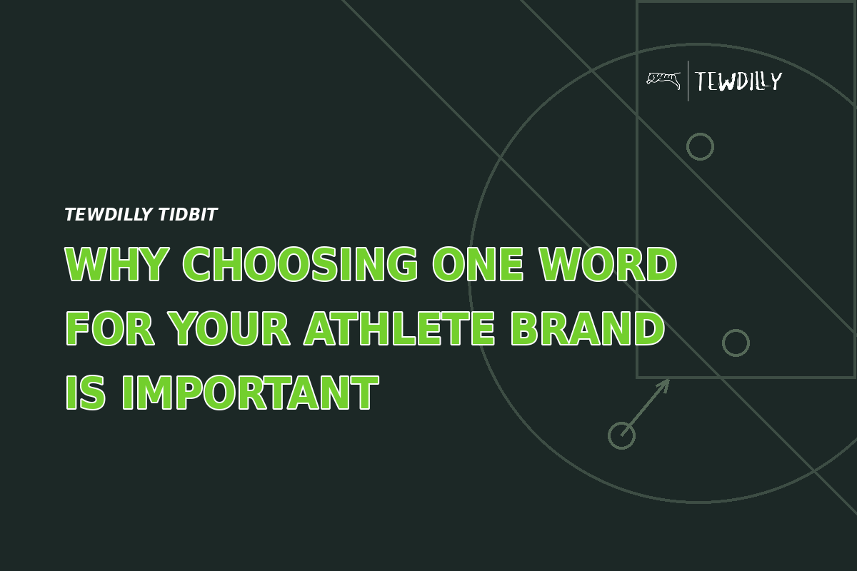 Why Choosing One Word for Your Athlete Brand Is Important