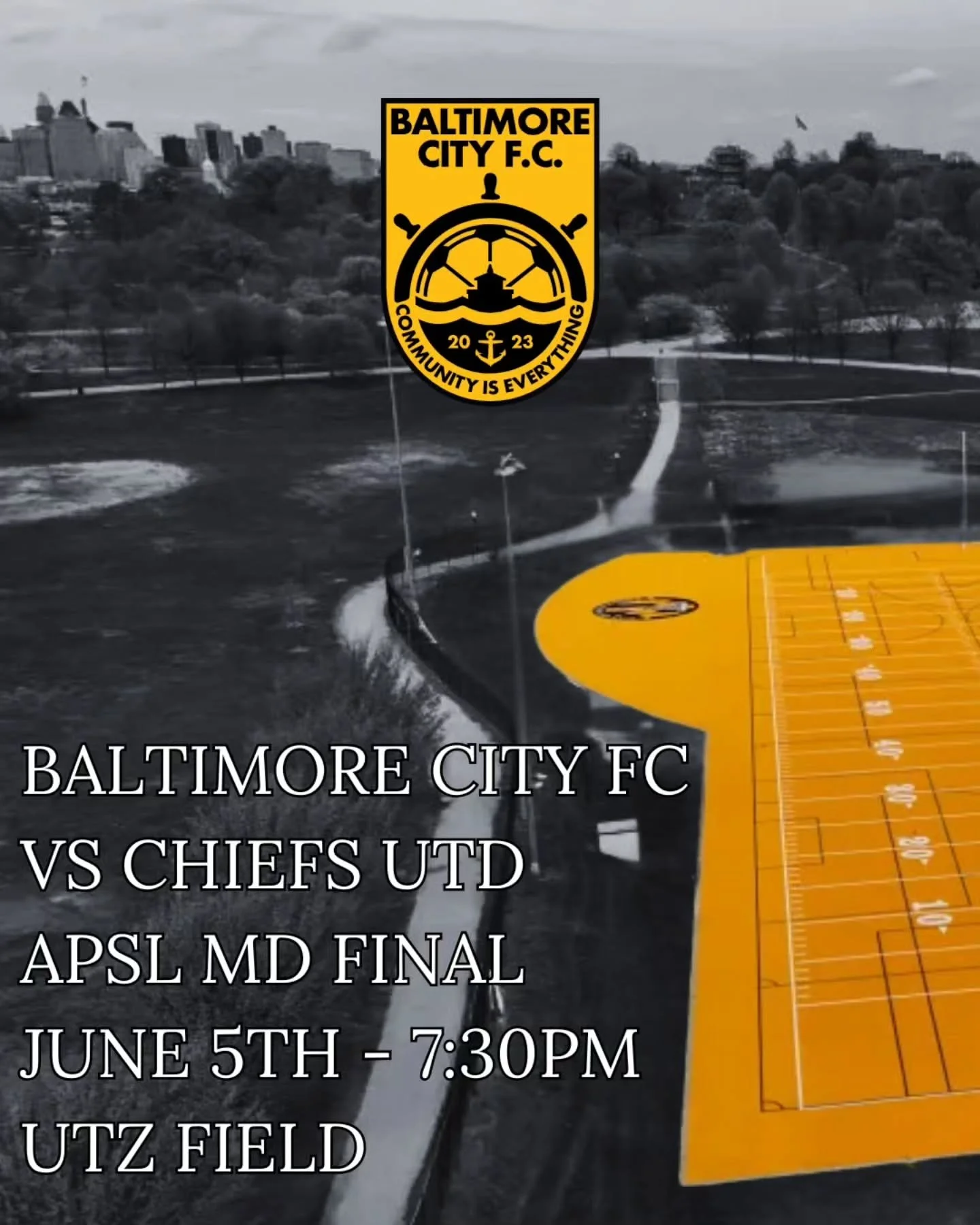 Playoff Friday night lights in Charm City! @apsl.soccer