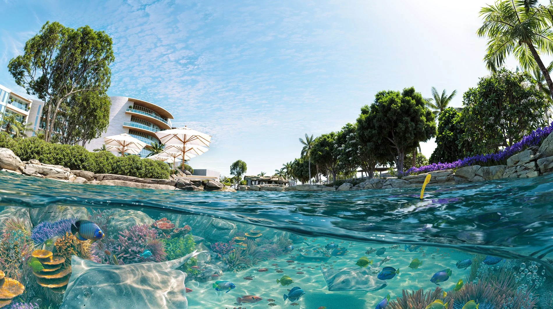 Lagoon pool at St. Regis Longboat Key Resort