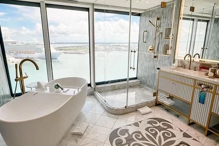 Disney cruise bathroom
