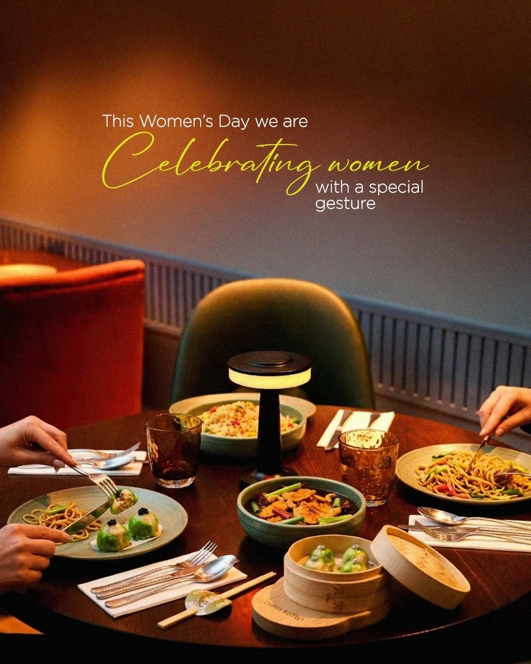 To the women who make every space brighter - today, we celebrate you. 

Join us this Women&rsquo;s Day for an evening of great food, laughter, and well-deserved indulgence. Enjoy a complimentary sharing starter platter for groups of 4+, along with sp