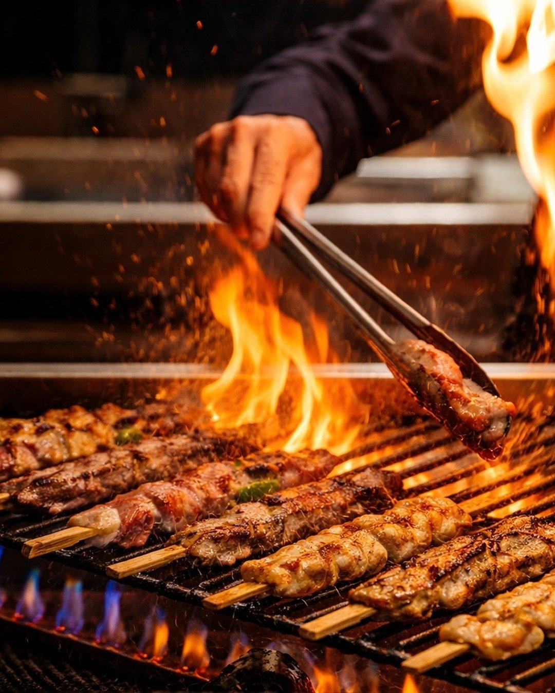 There&rsquo;s a certain depth only fire can bring.
Our robata grill captures it perfectly, it is designed to let the ingredients speak.

Try it for yourself.