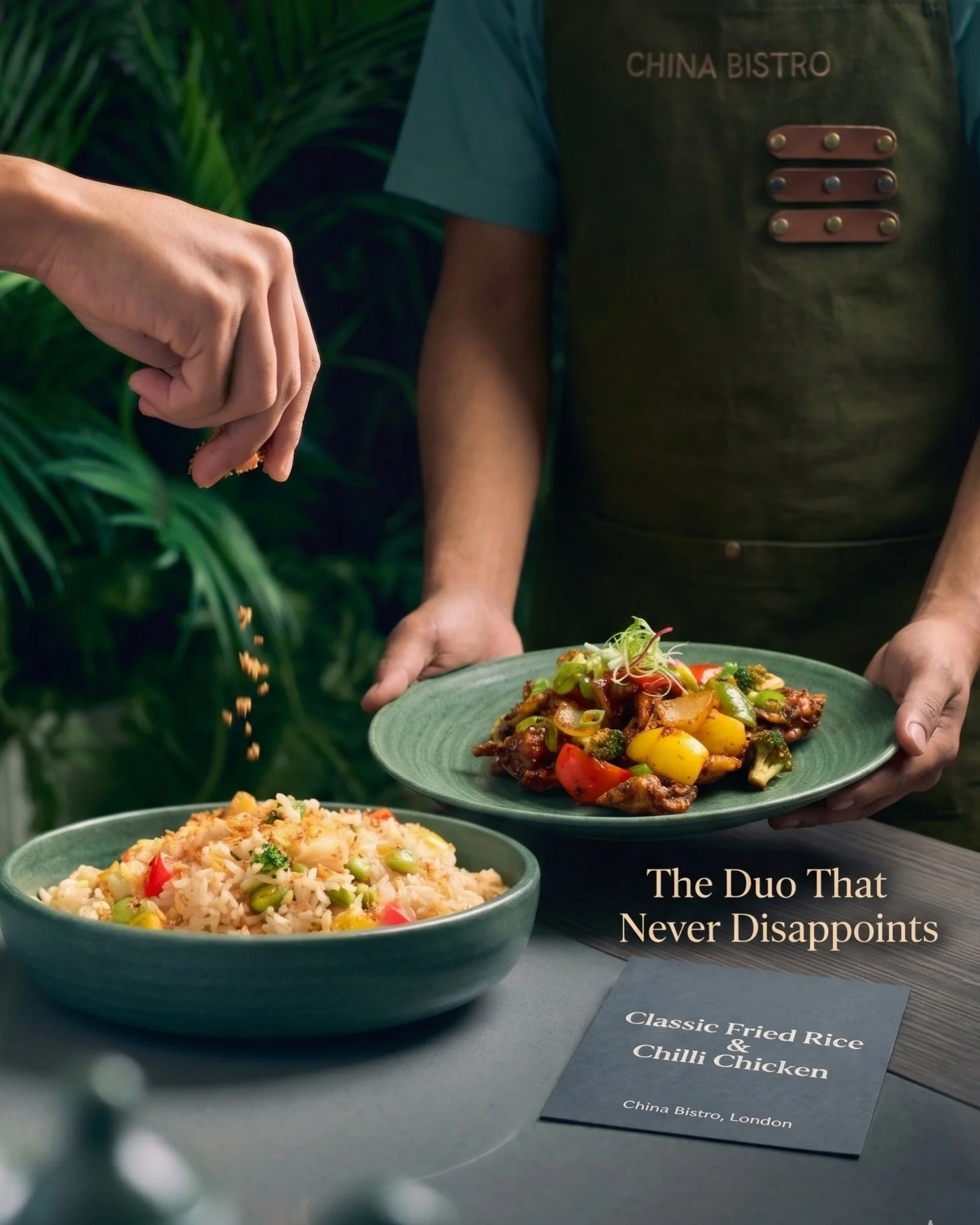 Indo-Chinese cravings? We got you. This classic combo is waiting for you 🍽️

#ChinaBistroLondon #IndoChineseFood #ChilliChicken #FriedRice #londonfoodie