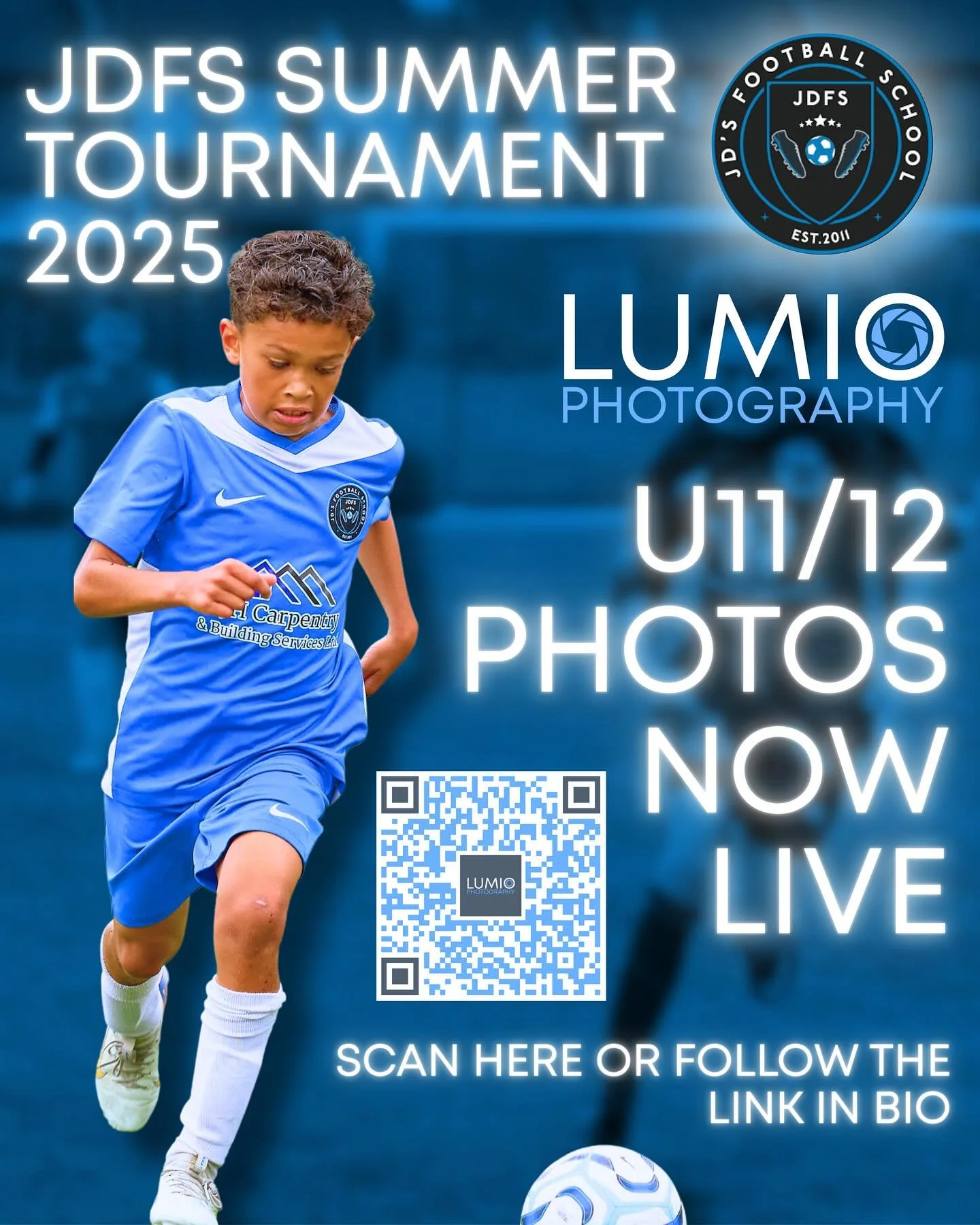 📸 JDFS U11 &amp; U12 TOURNAMENT PHOTOS ARE LIVE!
Our third weekend at the JDFS Summer Tournament didn&rsquo;t disappoint - so much talent, passion, and pure football magic on display! ⚡️⚽️

You can now relive every moment - just scan the QR code or 