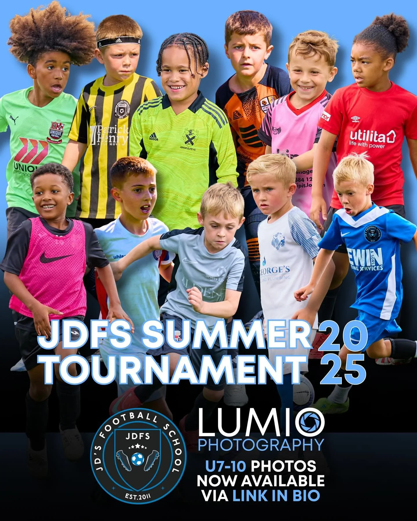 All of the photos from the first 2 weeks of the @jdsfootballsch Summer Tournament are now live and available to view and buy via the link in our bio. There were some amazing U7-U10 players that took part over the two tournament days and @lumio.photog