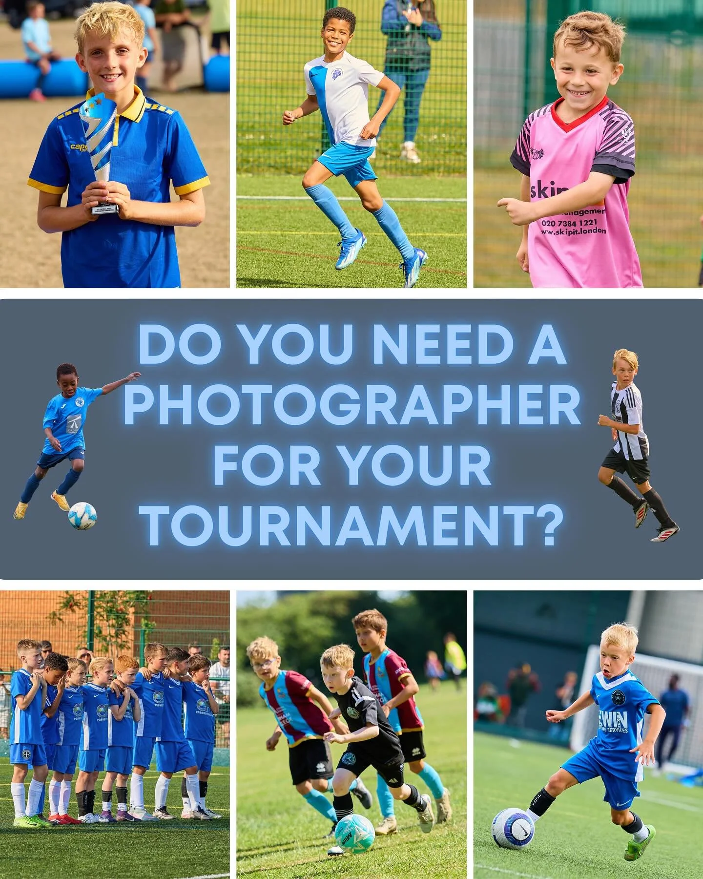 📸⚽️ Tournament organisers &ndash; this one&rsquo;s for you!

If you&rsquo;re hosting a youth football event and want to give players and parents memories they&rsquo;ll treasure forever, Lumio Photography has you covered.

Our weekends are filling fa