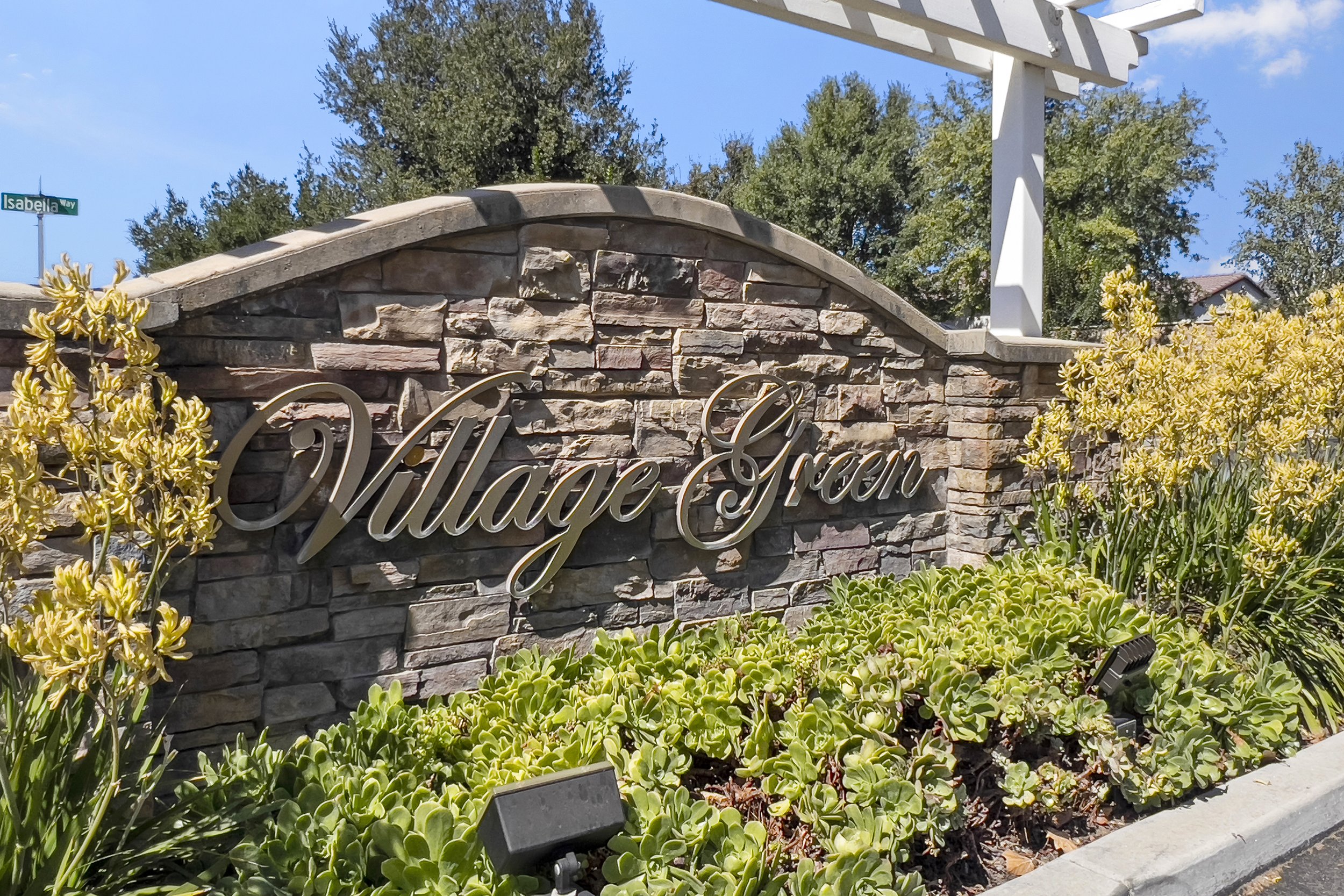 Village Green sign