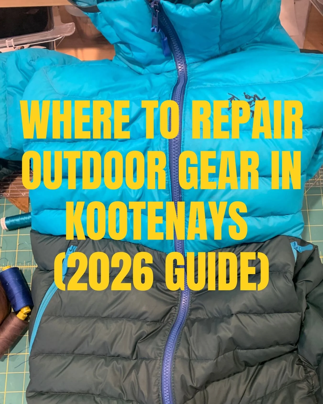 🎒🪡 Outdoor gear is built to last&hellip;But sometimes it needs a little help along the way. 

I&rsquo;ve put together a 2026 guide to outdoor gear repair businesses across the Kootenays, highlighting the talented people helping extend the life of j