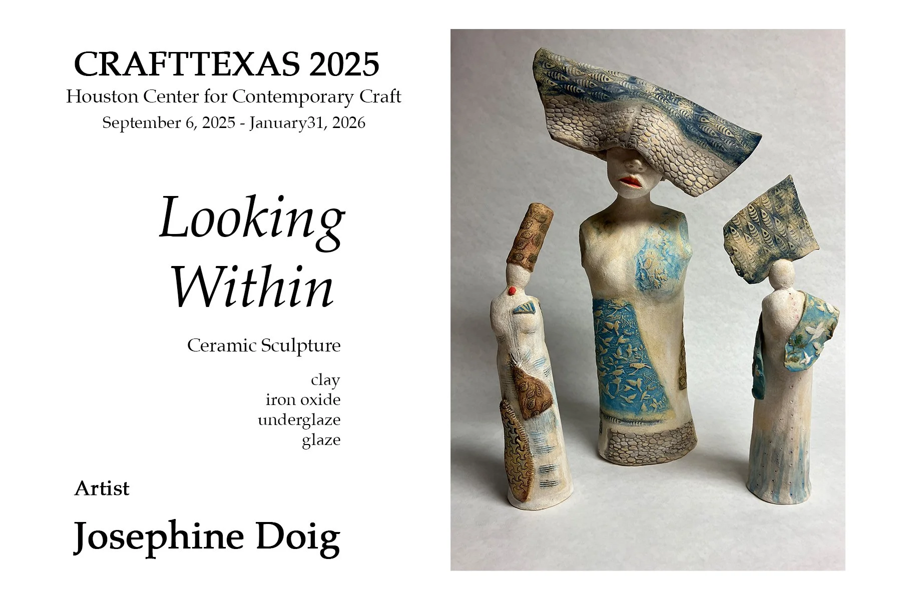 Last Wednesday delivered my piece for CRAFTTEXAS 2025. 

So honored to have been selected to participate along with some other wonderful artists.

If you are in Houston, go see it.

On view at the Houston Center for Contemporary Craft from September 