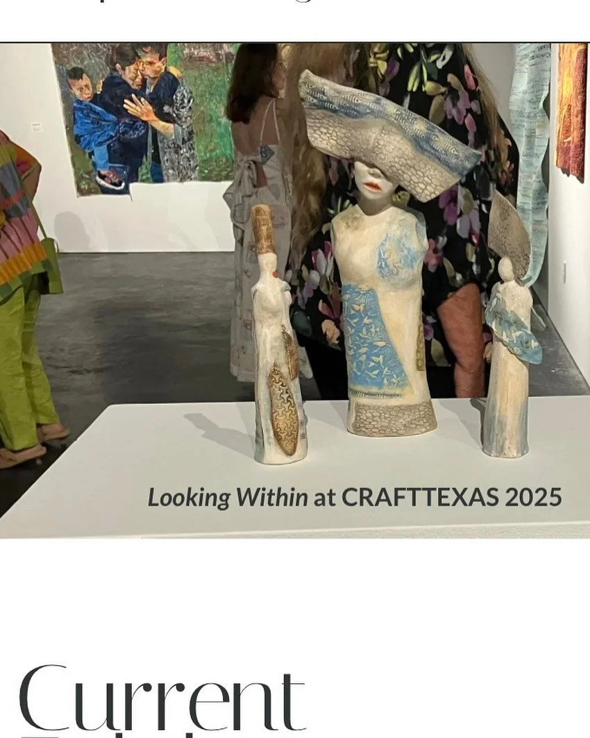 Gentle reminder ~ If you are in or heading to Houston, TX, check out CRAFTTEXAS 2025 at the Houston Center for Contemporary Craft. Lots of incredible art by some wonderful Texas artists. 💙🙏💙 #CRATTEXAS2025 #houstoncenterforcontemporarycraft