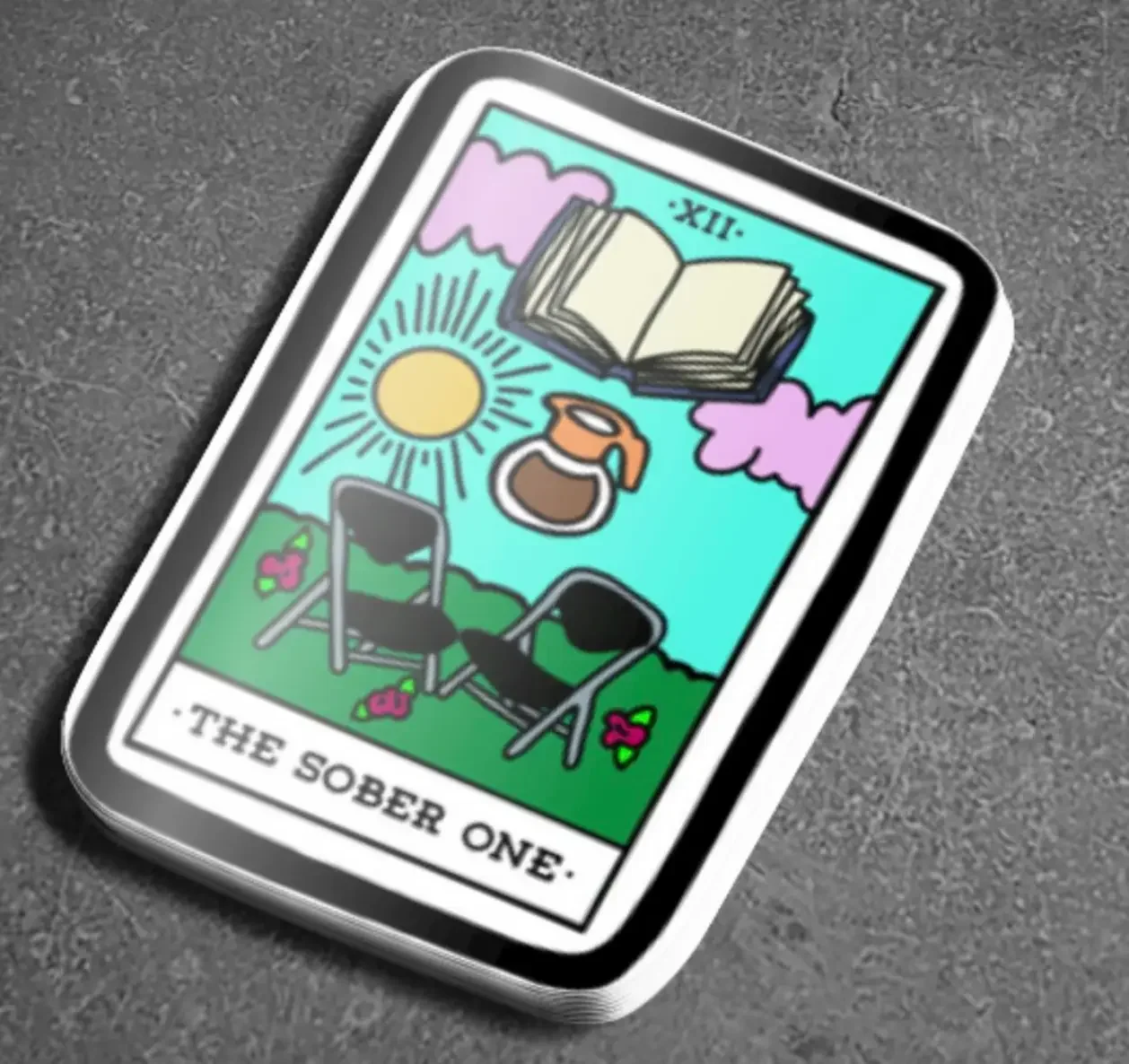 Sober One Tarot - Recovery Sticker