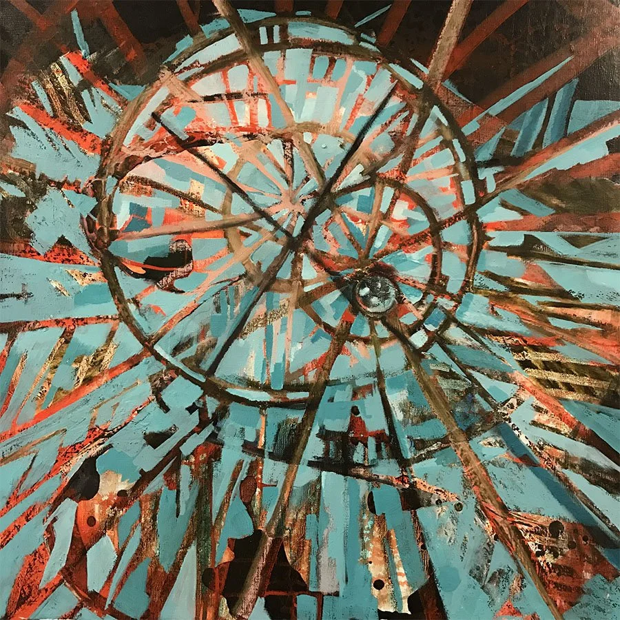Round House Light Study III by Leanne Booth