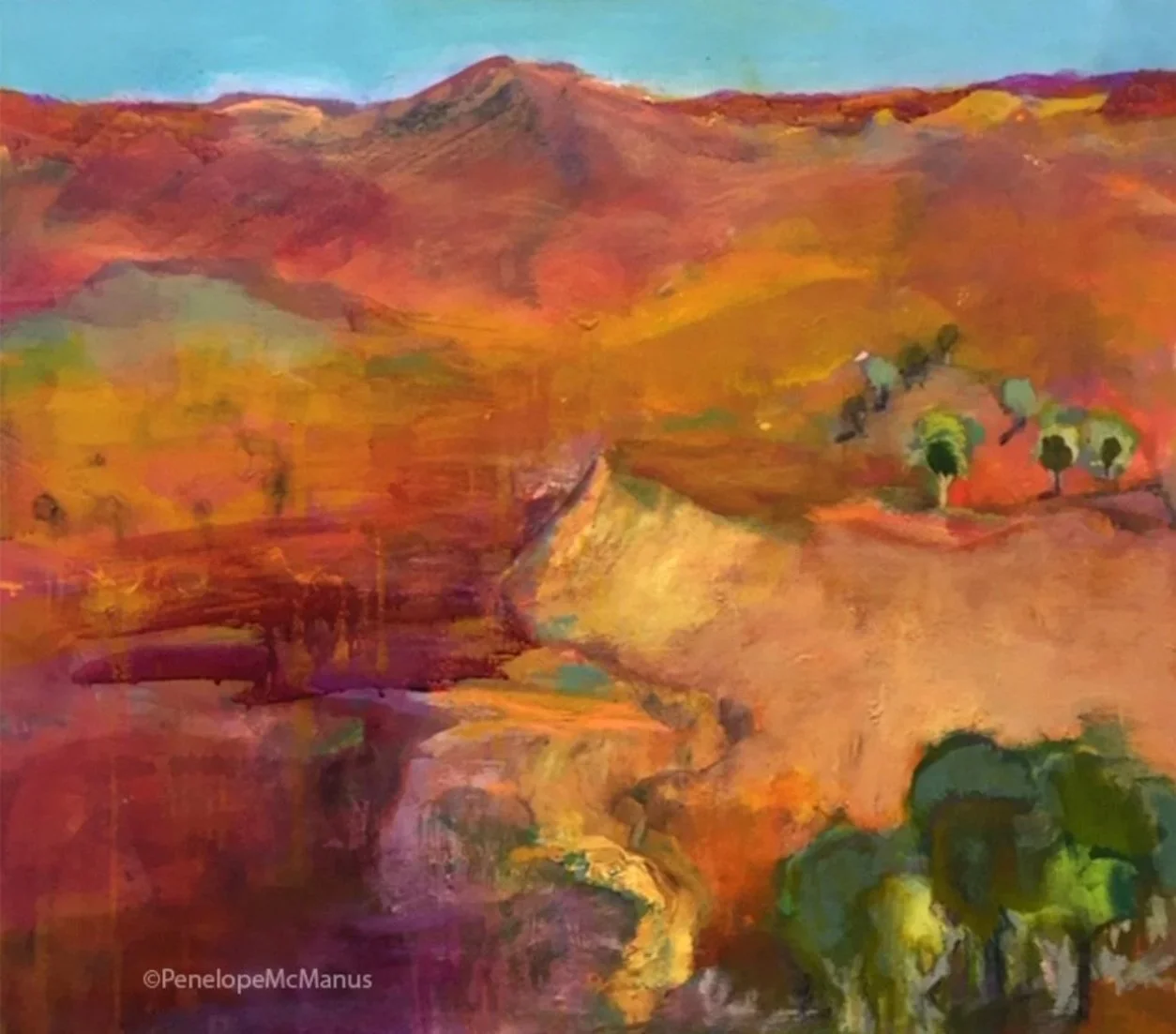 Penny McManus - "Ross River, Central Australia"