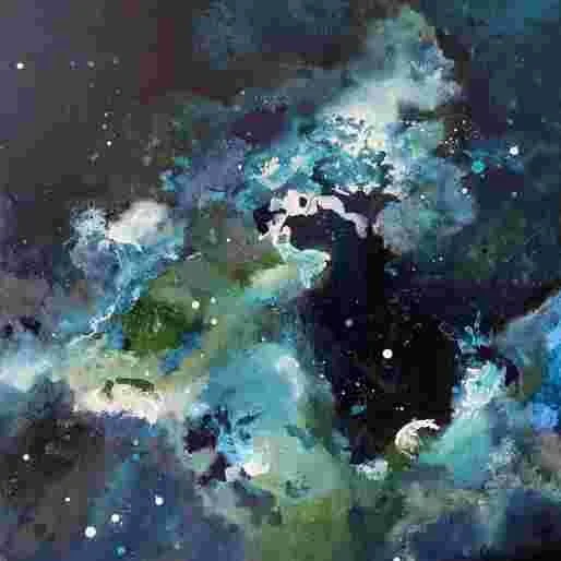 Leanne Booth - "Cosmic Dust" - Mixed media - 610 x 610mm