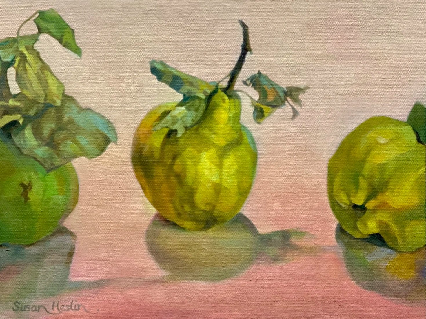 Susan Heslin - "Quince" - Oil on linen