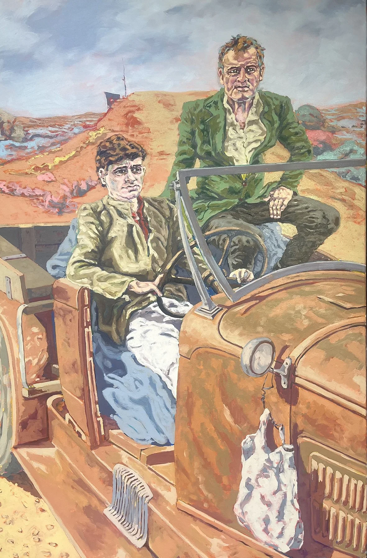 Eddie Twyborn and Don Prowse at Bogong, oil on canvas, 1520 x 1010 mm.jpeg