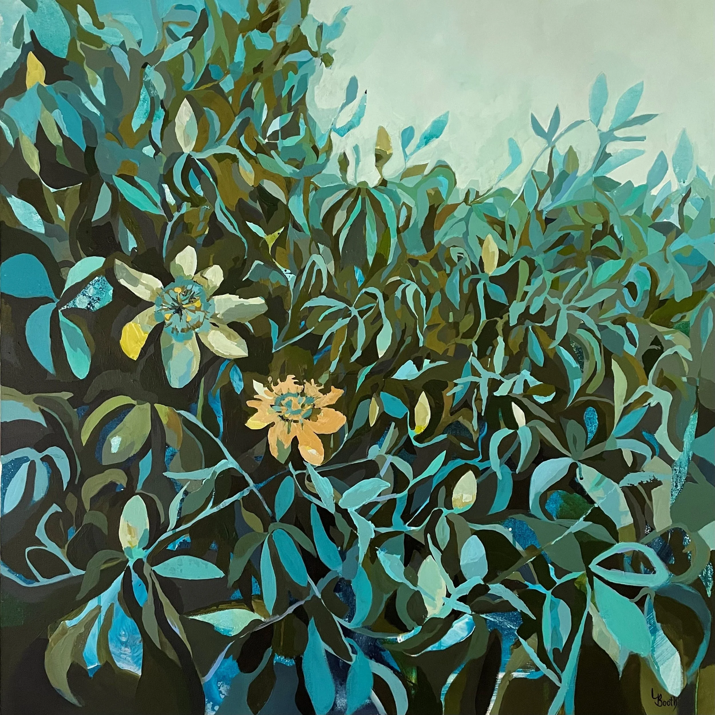 Wild Passionflowers_910x910mm_Mixed Media_Leanne Booth.jpg