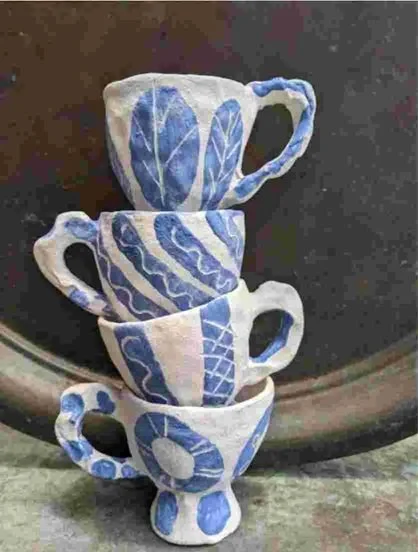 Toni Warburton - "Stack of Demi Tasses"