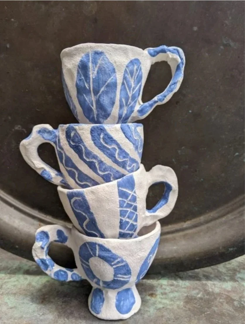Toni Warburton - "Stack of Demi Tasses"