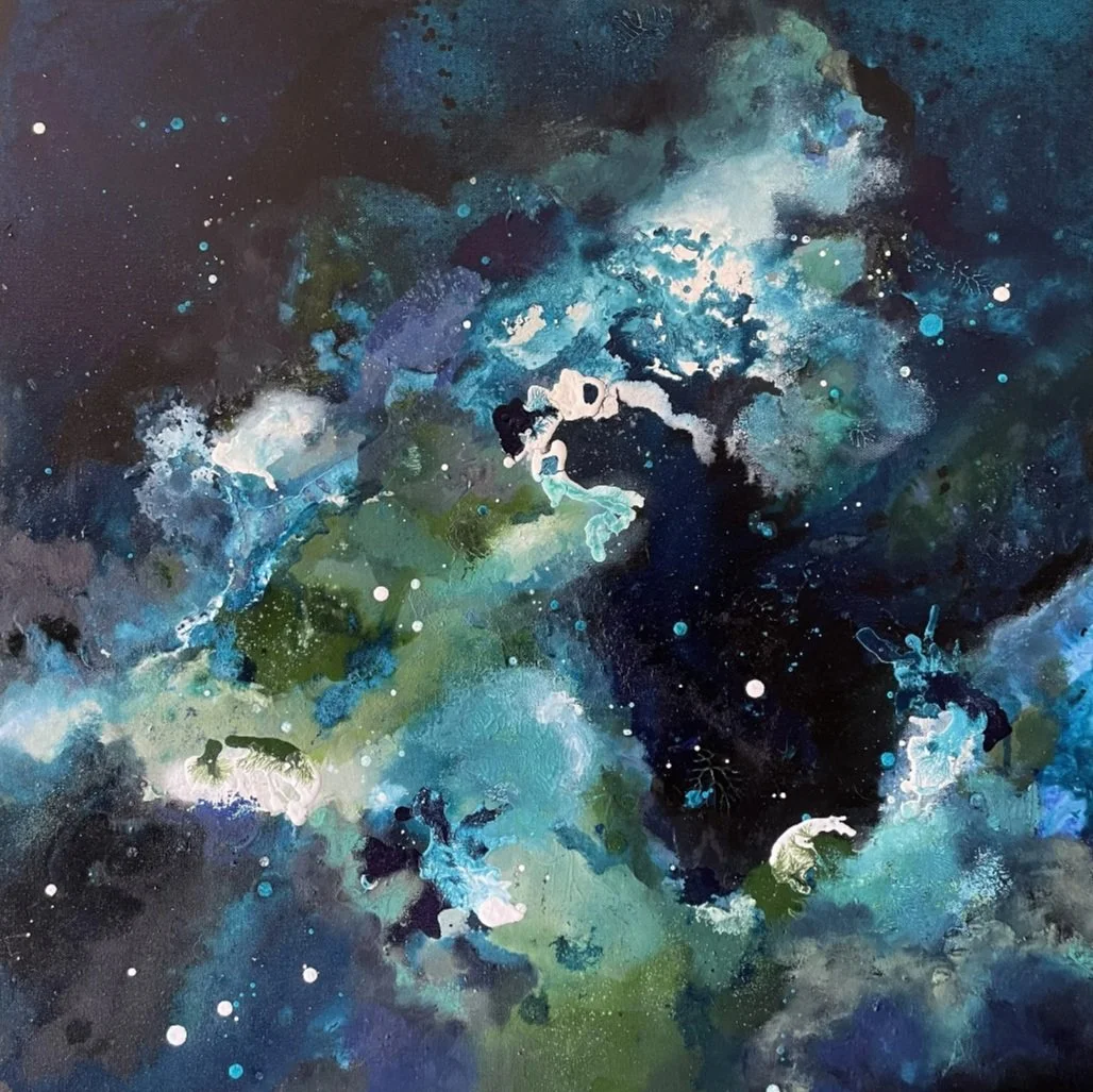 Leanne Booth - "Cosmic Dust" - Mixed media - 610 x 610mm