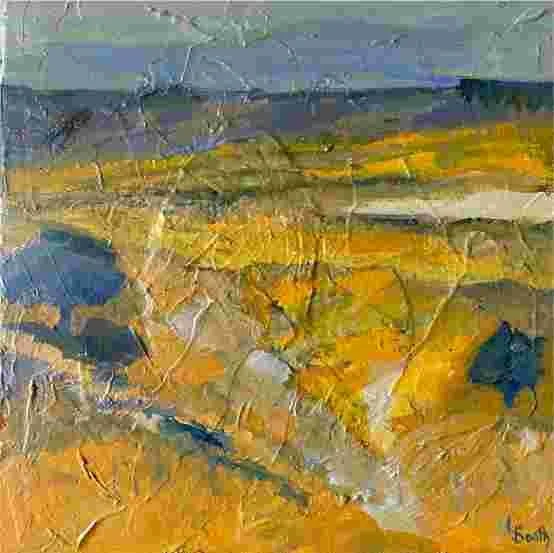 Leanne Booth - "Fields of Gold" - Mixed media