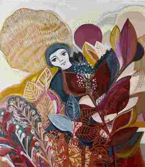 Slavica Zivkovic -
"Remembering you" -
Acrylic on board