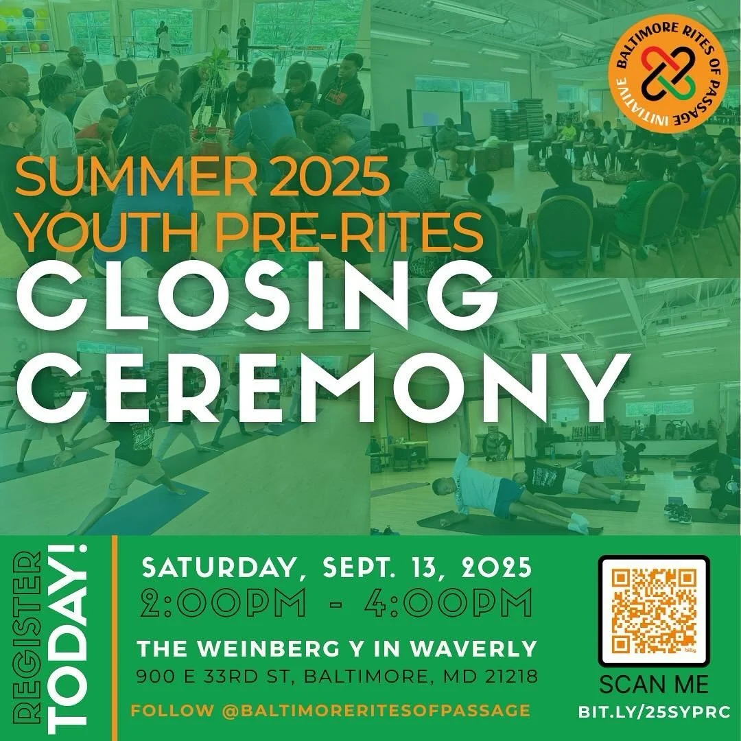 🎉 Join us in celebrating the completion of our 2025 Youth Pre-Rites of Passage Line!

Let&rsquo;s come together as a community to honor, uplift, and support our young boys as they step into their journey toward manhood. 💫

🗓️ Saturday, September 1