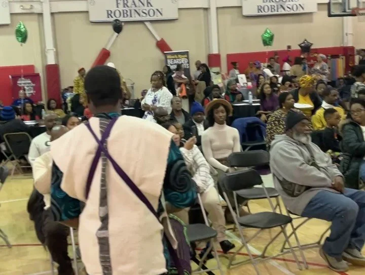 Absolutely beautiful time last night at our Annual Umoja Community Kwanzaa Kickoff in partnership with the sisters of Sankofa Emma and Roots of Scouting! The Watoto of BROPI showed out as always and our beautiful community was out in full force. THIS