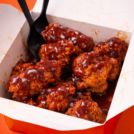 Korean Gluten Free Saucey Nuggets By Holy Burger Are Taking Over NYC! Crispy, Bold &amp; Perfect For Every Party 🔥