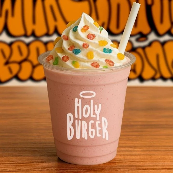 Fruity Pebbles Milkshake Has Arrived at Holy Burger!