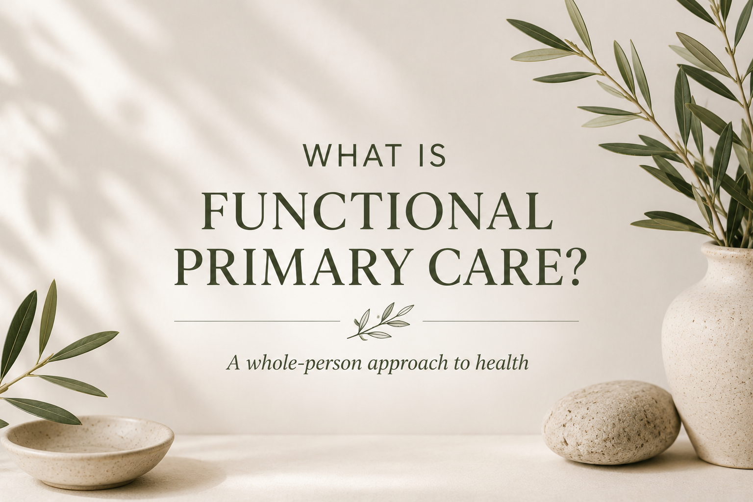 What Is Functional Primary Care? How It Can Help You Get to the Root of Your Health Concerns