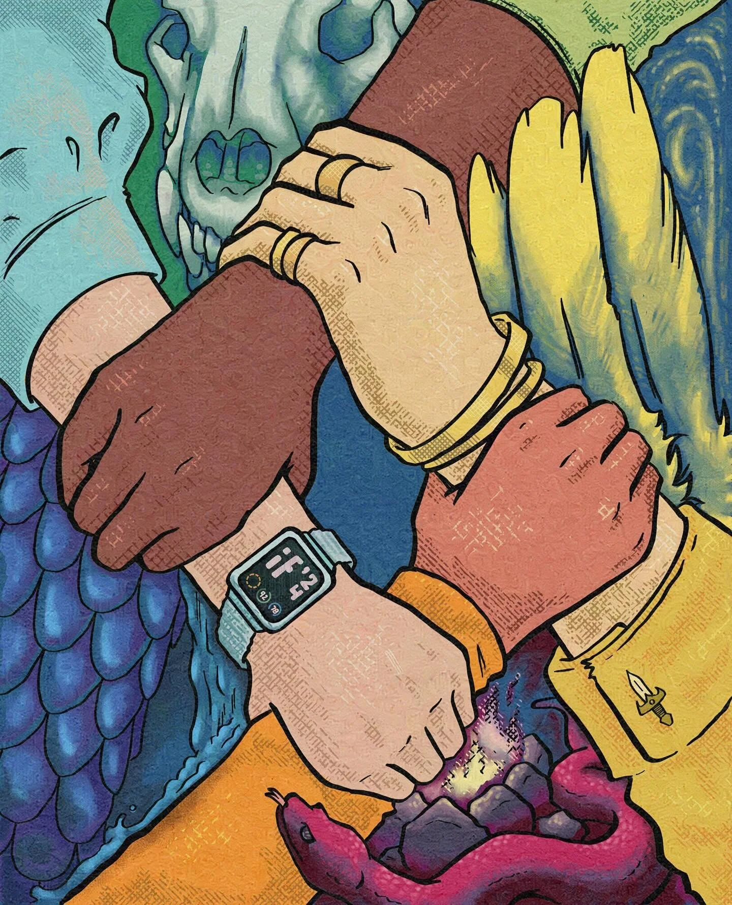 I meant to post this yesterday during #halloween . I was thinking about what to do for this prompt and thought about another one of my favorite horror movies, The Craft. 🧙🏽&zwj;♀️🧙🏻&zwj;♀️🧙🏻&zwj;♀️🧙🏻&zwj;♀️  In the movie, 3 witches find a fou