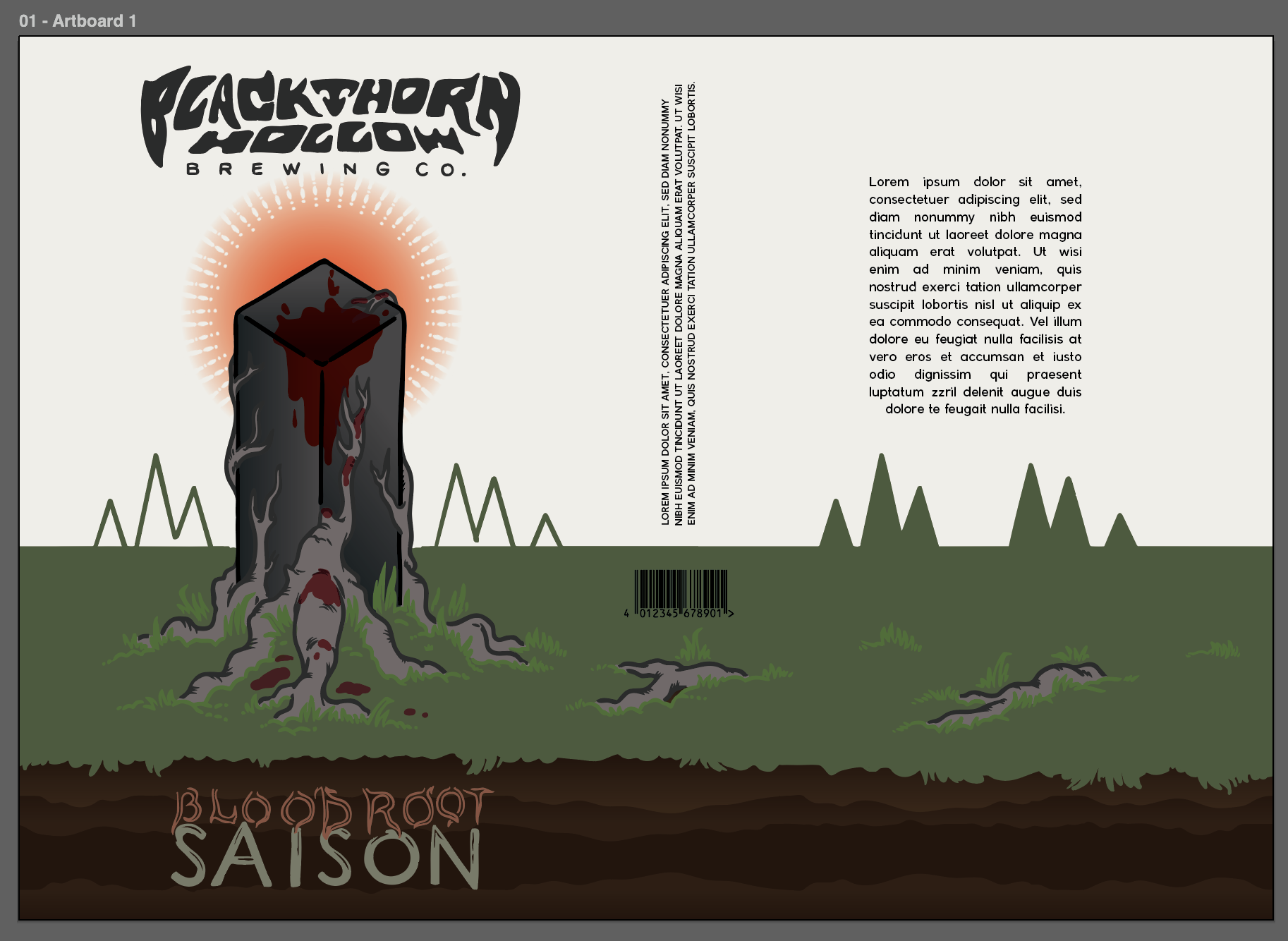 Initial design.