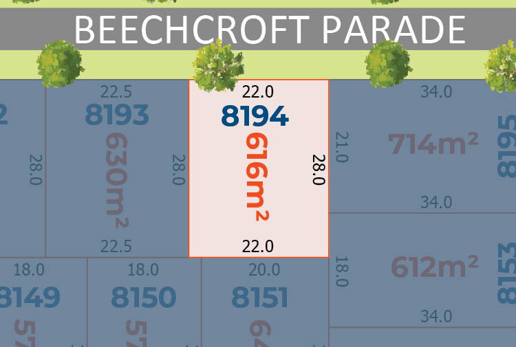 Lot 8194 Beechcroft Parade | Secure This Lot Today