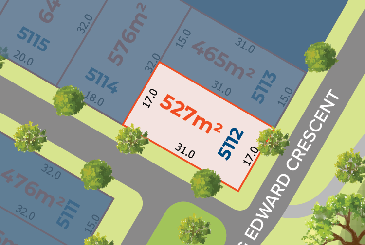 Lot 5112 King Edward Crescent  | Secure This Lot Today