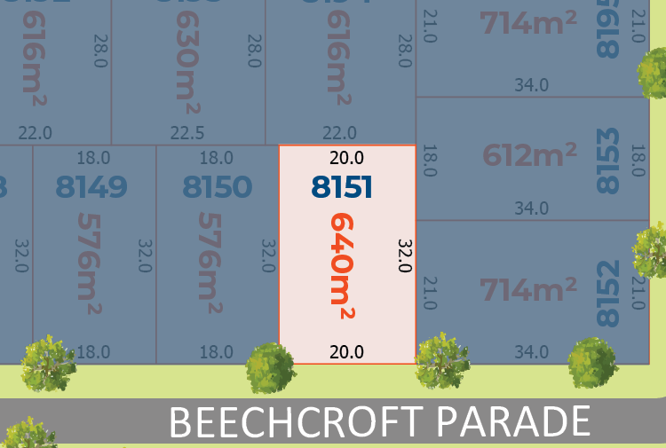 Lot 8151 Beechcroft Parade | Secure This Lot Today