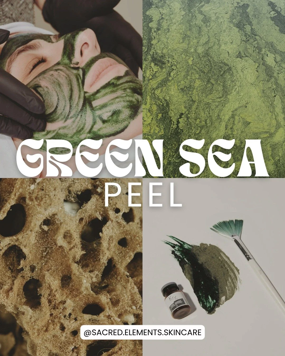 The Green Sea Peel uses hydrolyzed sea sponge spicules to create natural micro-channels in the skin. 🌊🌿

This encourages renewal without needles, acids, or aggressive exfoliation, making it an ideal option for those seeking results with a more holi