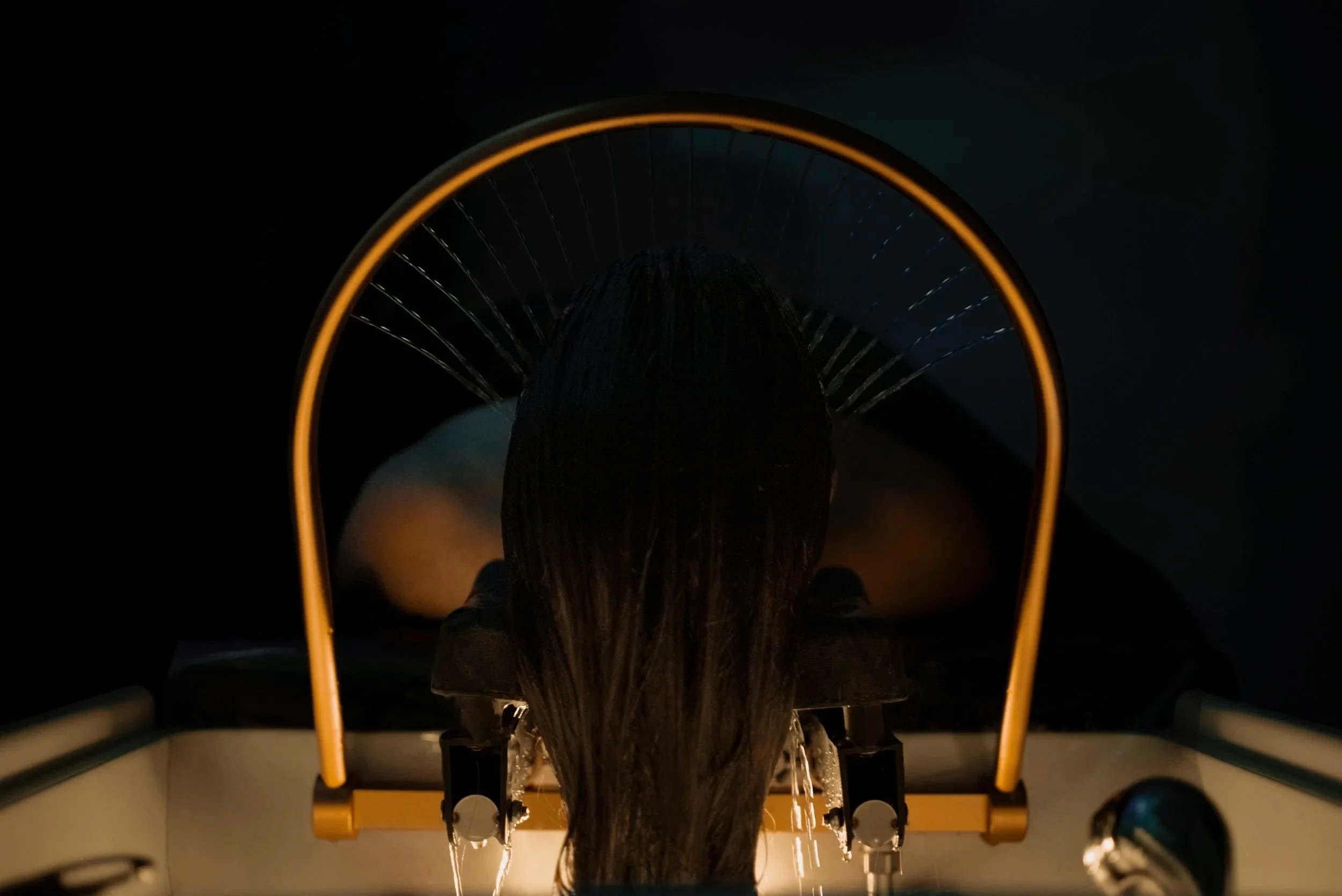 Headspa, massage tête, relaxant, entrepreneur, banque d'images