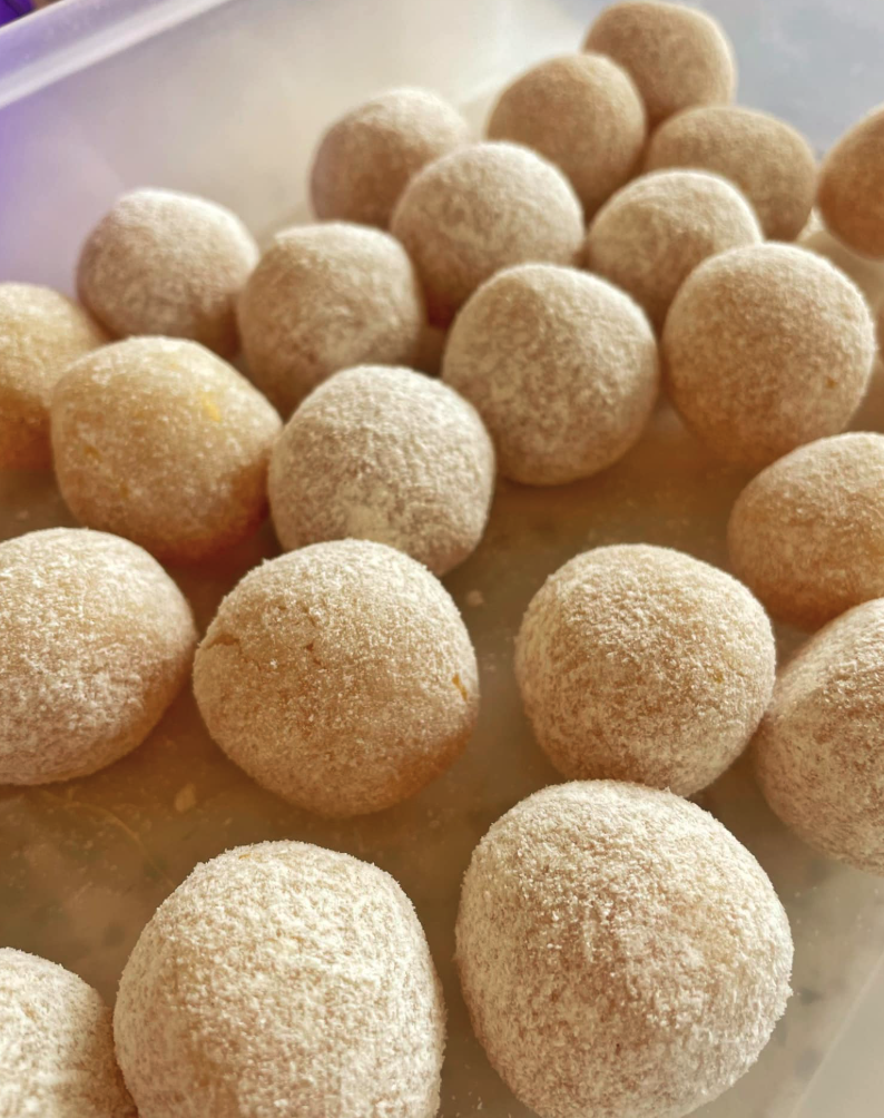 Lemon + Macadamia Bliss Balls