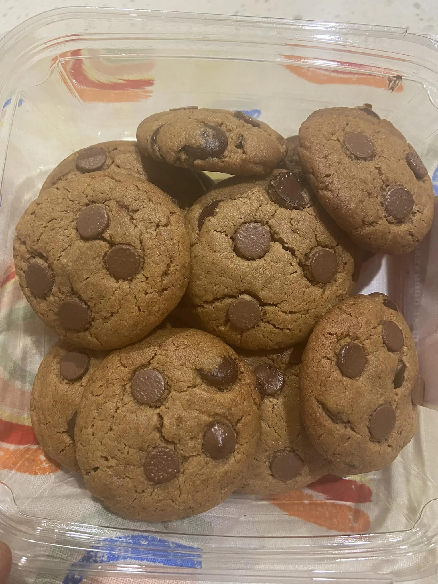 Peanut Butter Choc Chip Cookies