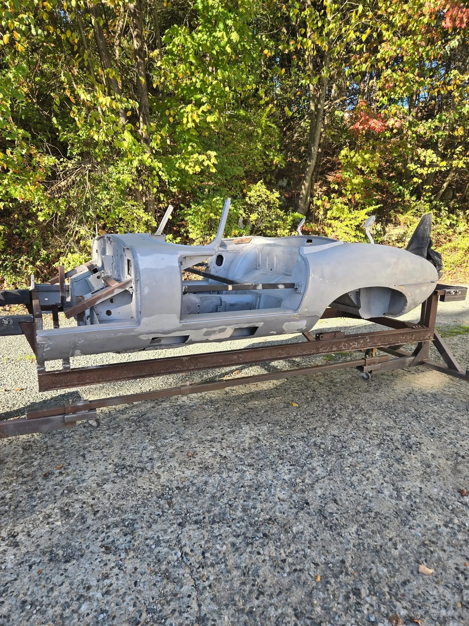 Jaguar all cleaned up... time to seal it up...