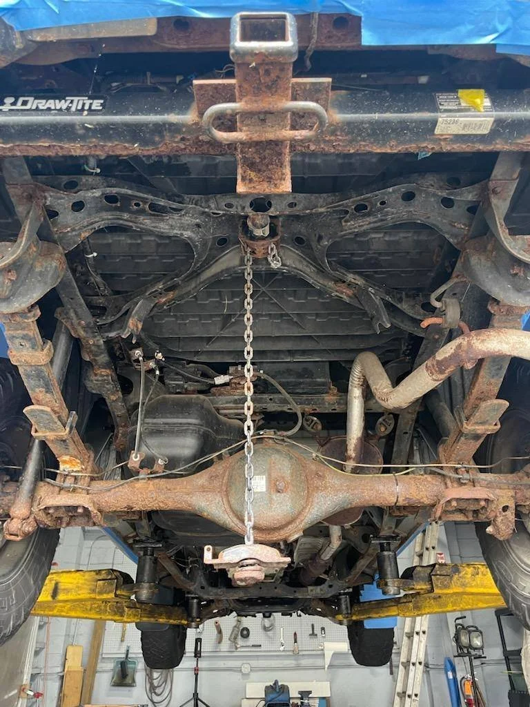 2008 toyota in for our v3 military spec undercoatig for older vehicles.  give us a call running end of summer specials Best Blast 2