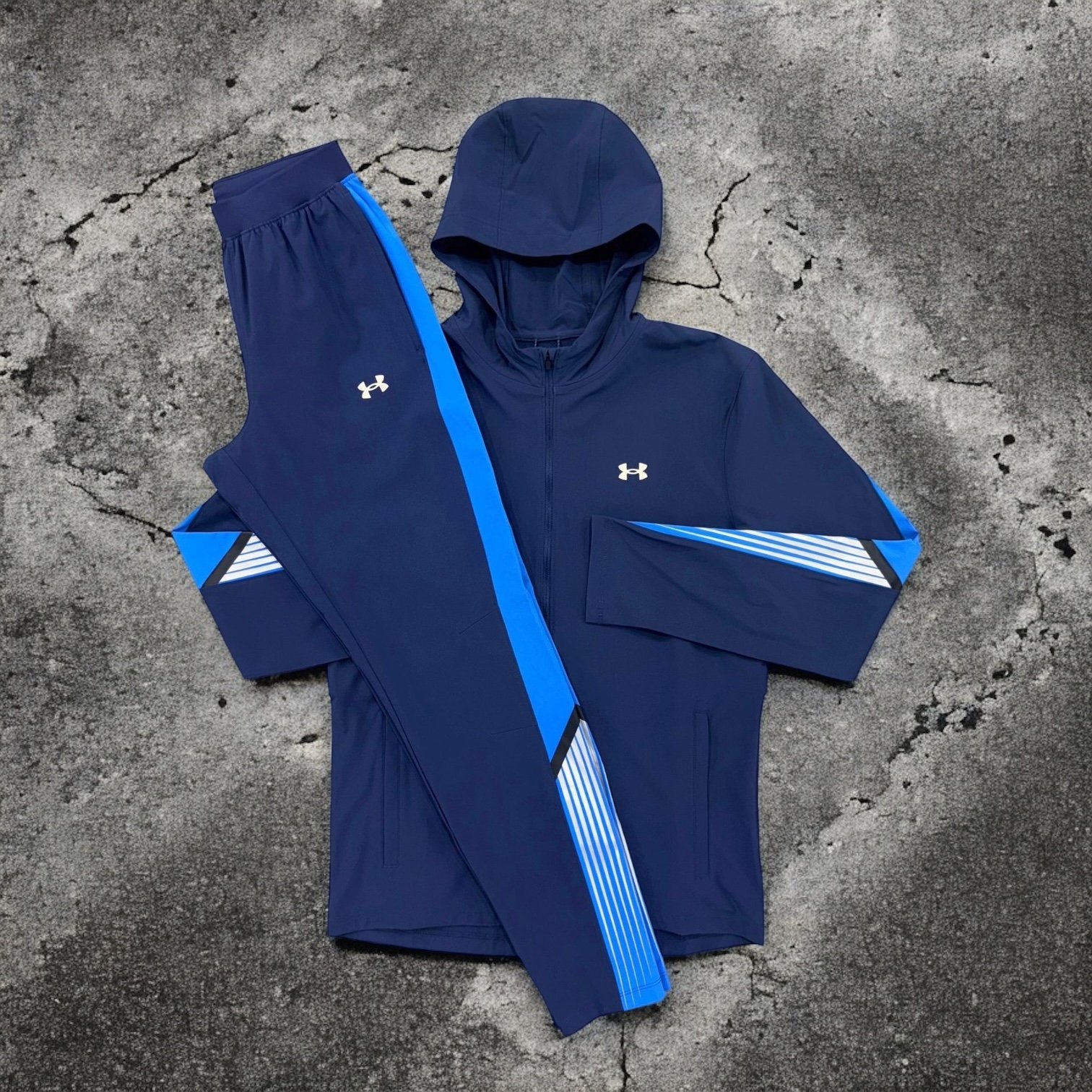 Under Armour Tracksuit (Black/Neon/Grey)