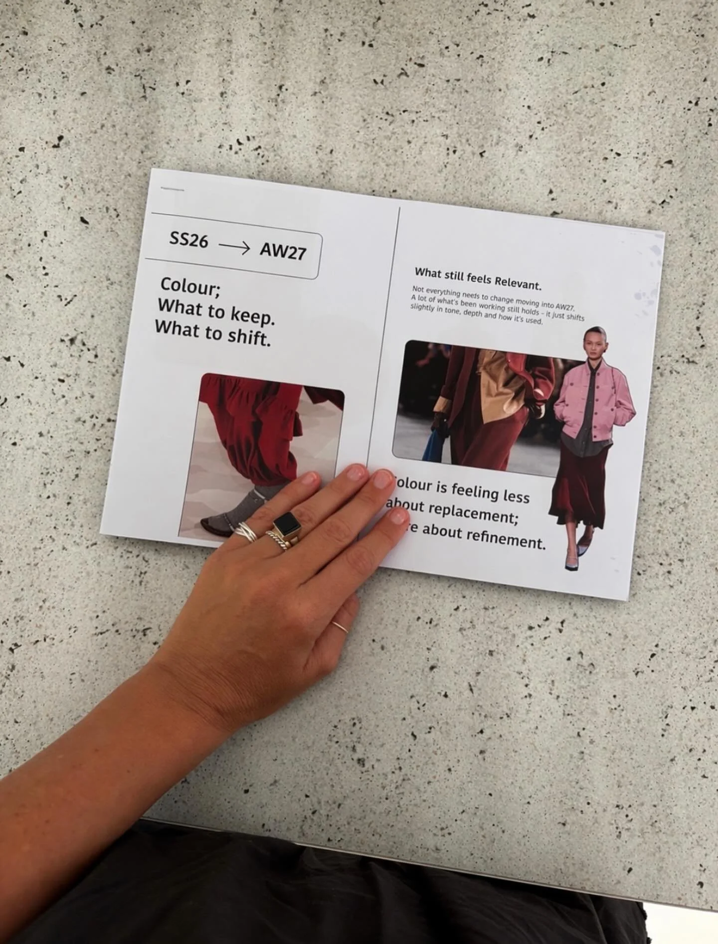 Not everything needs to change when you move into a new season.

Sometimes it&rsquo;s not about replacement..it&rsquo;s about refinement. Shifting tone, depth, or how something is used.

This is a small snapshot of something I&rsquo;ve been working o