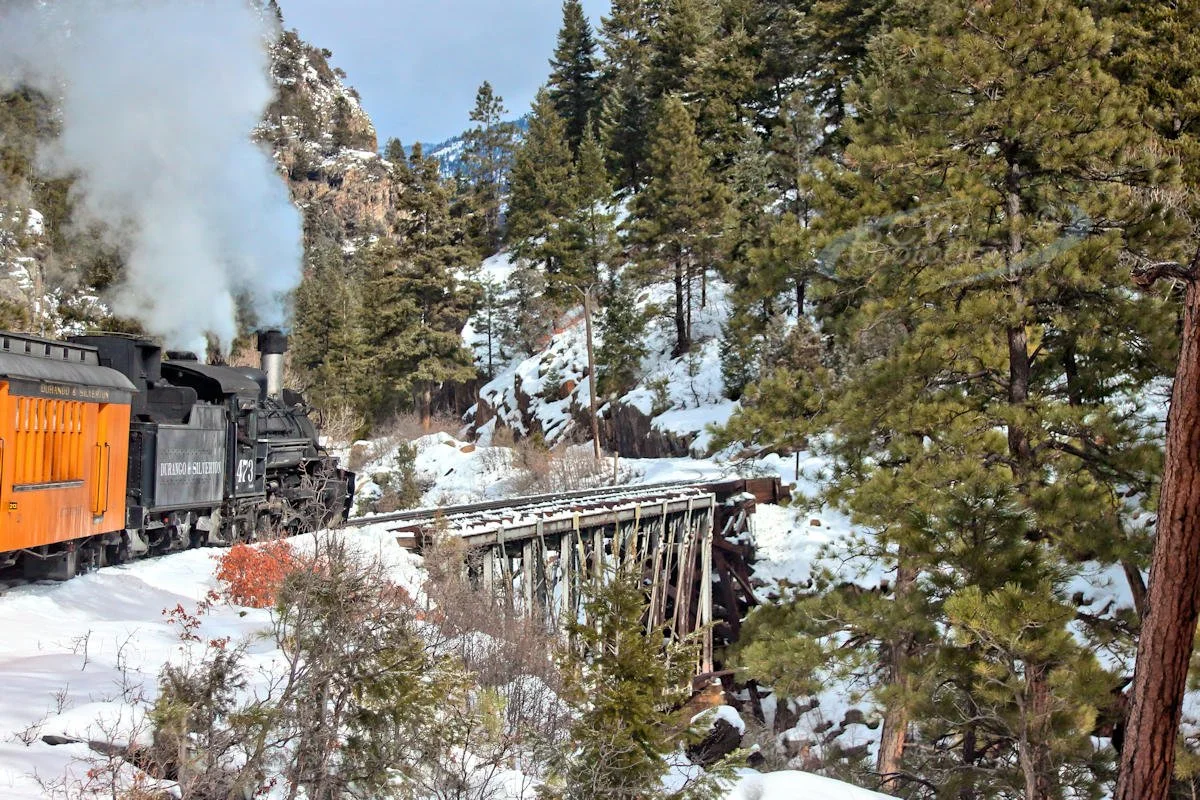 Train bridge - Hermosa, CO