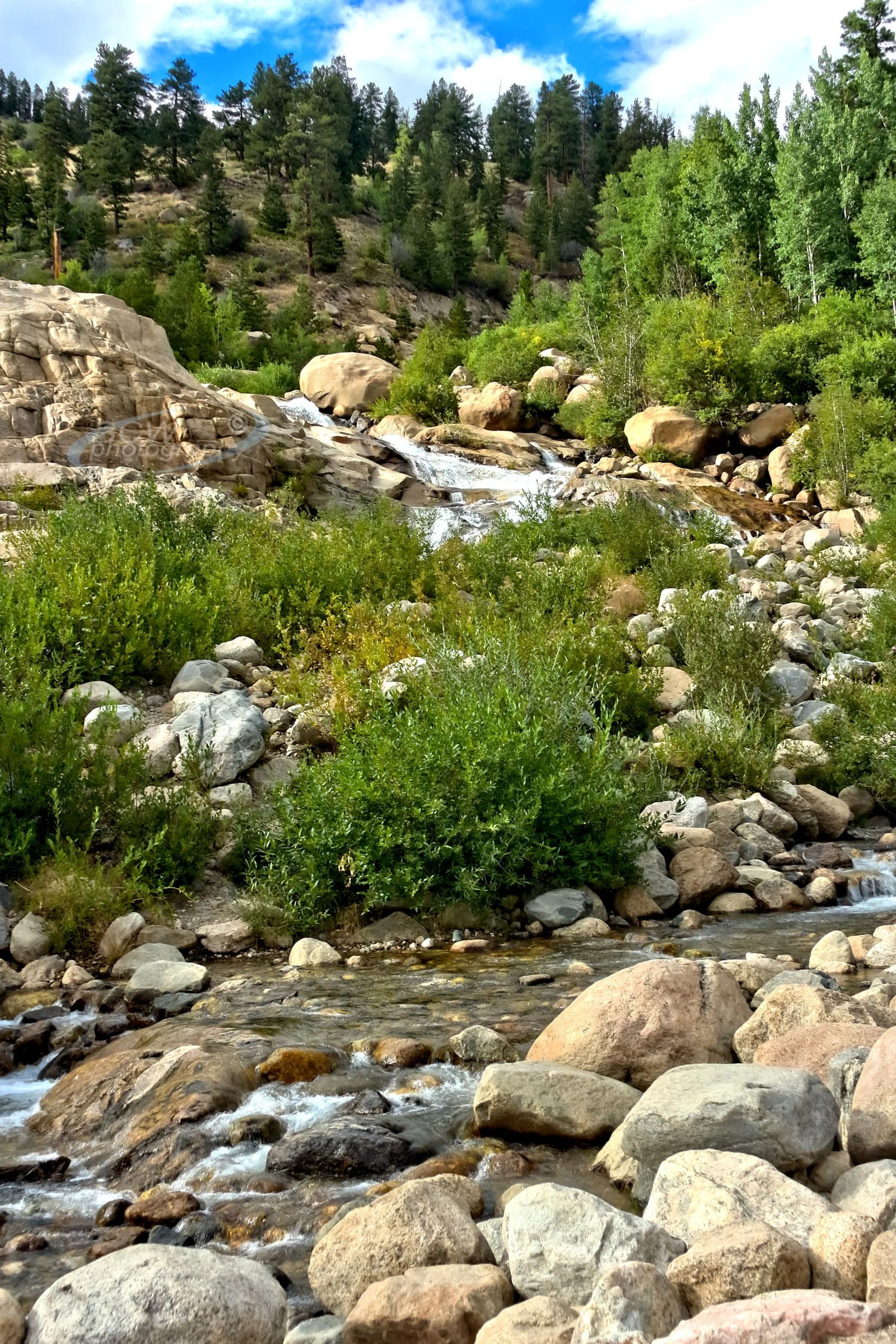 Alluvial Fan Cascade - Rocky Mtn NP 