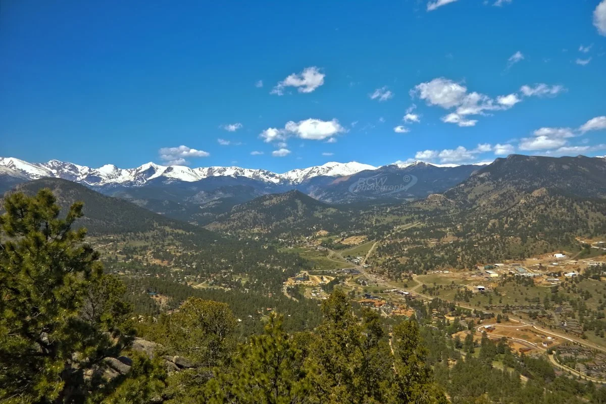 Rocky Mtns NP from Estes Park, CO