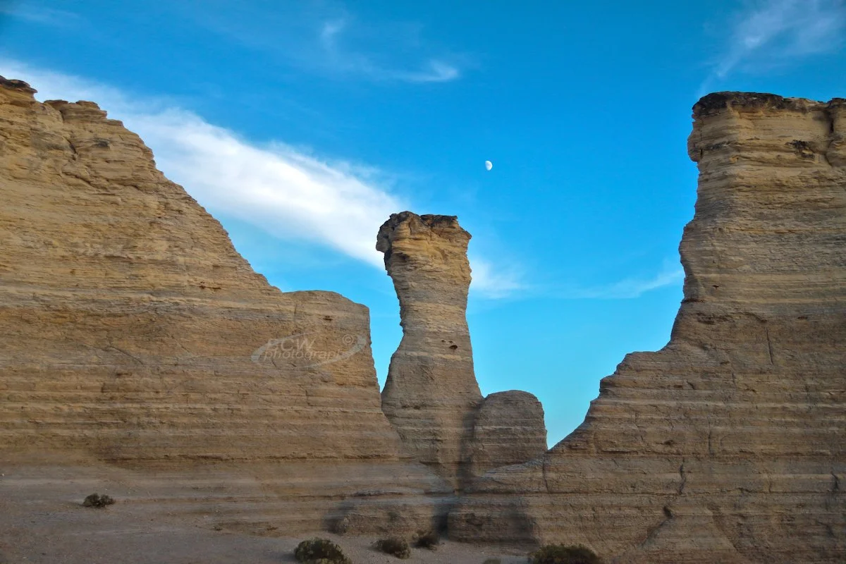Monument Rocks - south of Oakley, KS