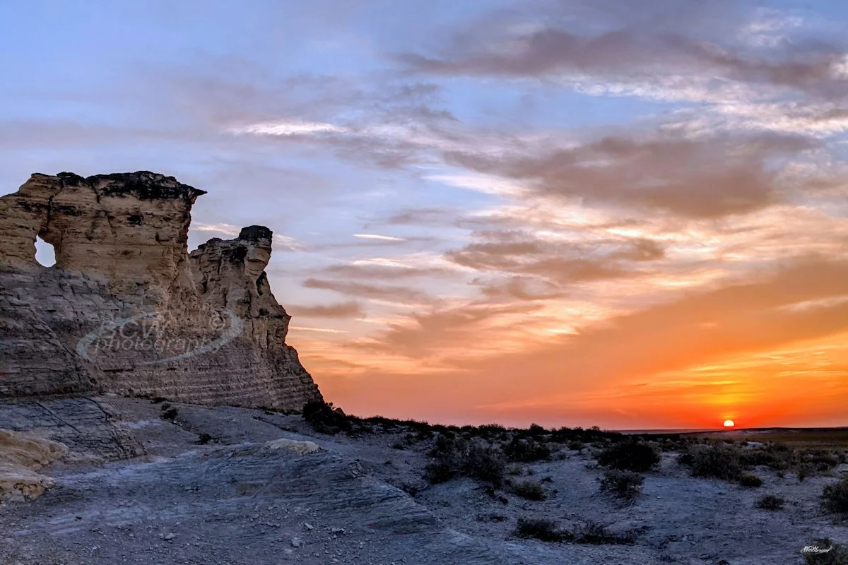 Monument Rocks - south of Oakley, KS