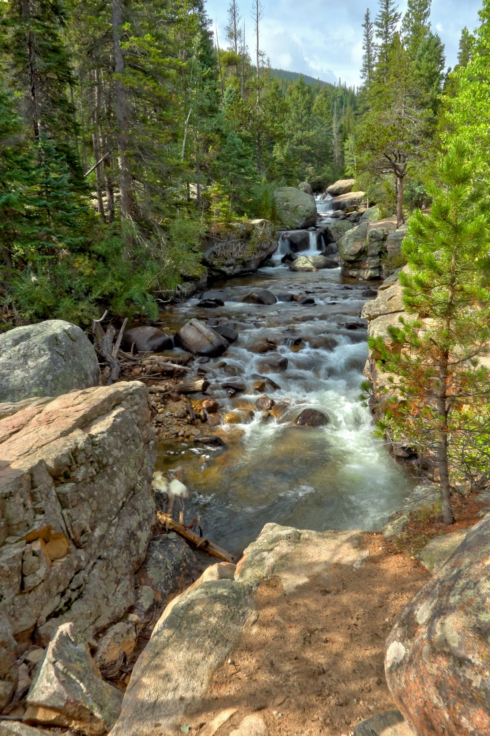 Upper Copeland Falls - Rocky Mtn NP